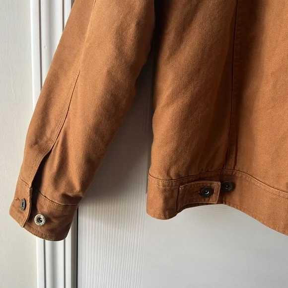 Woolrich Sherpa lined Canvas Trucker Jacket XL - Picture 6 of 13